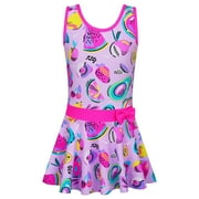 Girls One Piece Swimsuit Fruit Print Bathing Suit Cute Swimwear
